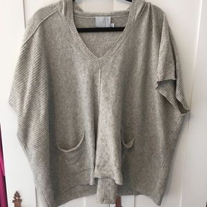 Michael Stars wool/cashmere blend hooded sweater